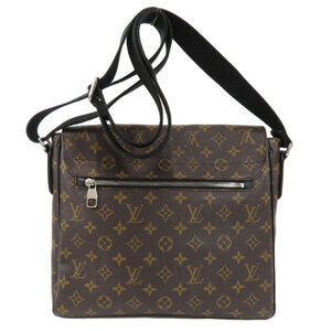 Louis Vuitton Shoulder Brown Monogram Bag Canvas Macassar District